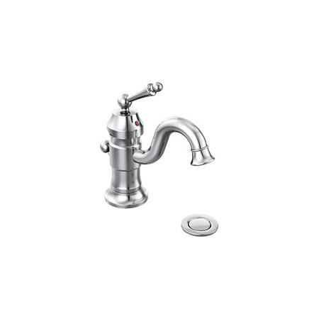 Moen Chrome One-Handle Bathroom Faucet S411